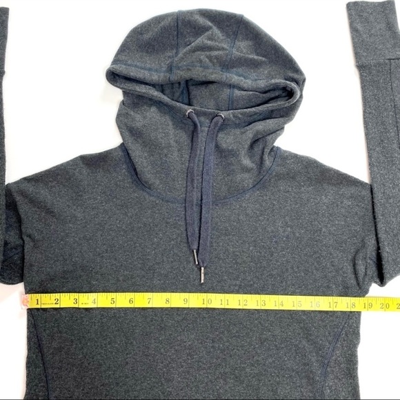 Sweaty Betty Lounge Hoodie In Dark Charcoal Grey - Picture 9 of 9